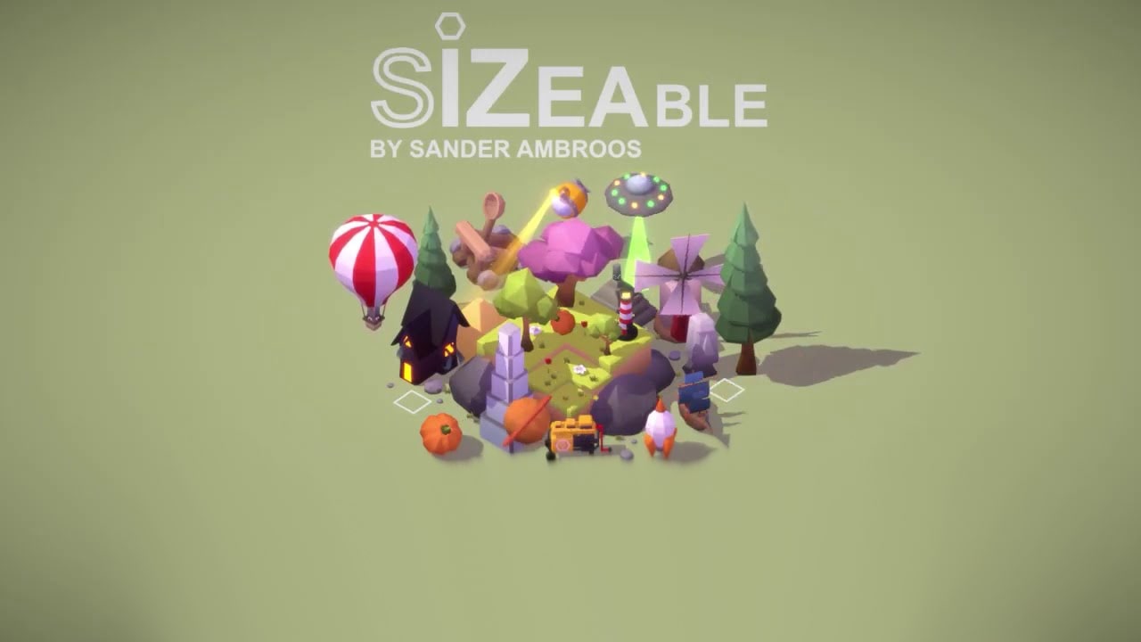 Стильная низкополигональная головоломка Sizeable выйдет 19 марта