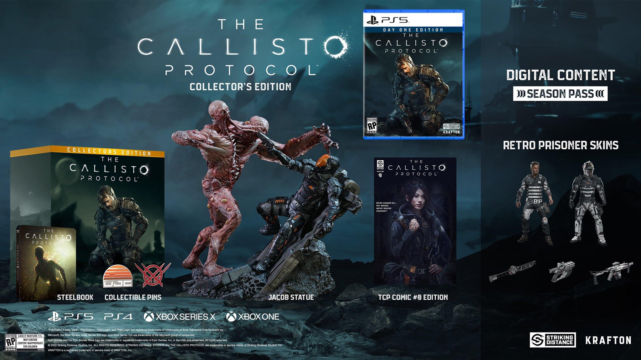В коллекционном издании The Callisto Protocol будет фигурка страшного мутанта