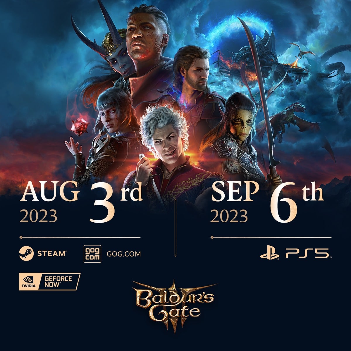 ПК-версия Baldur's Gate III выйдет на месяц раньше